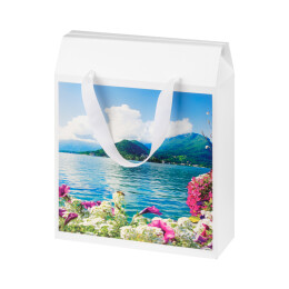 Portobello подарочная упаковка Подарочная коробка-пакет универсальная большая, белая, 295х115х372 мм