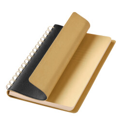 Portobello Trend Ежедневник Vista недатированный, черный/бежевый