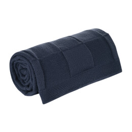 Portobello Пледы Плед Cella Soft вязаный, 160*90 см, синий