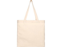 Разное Эко-сумка Pheebs с клинчиком, изготовленная из переработанного хлопка, плотность 210 г/м2, natural