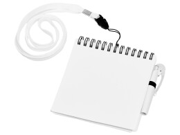 Разное Блокнот А6 "Журналист" с ручкой, белый