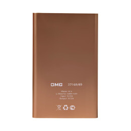 OMG Универсальный аккумулятор Al 4 (4000 мАч), золотистый, 11х6.9х0,98 см