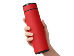 Разное Вакуумный термос "Vacuum Flask C1", soft touch, 420мл, красный
