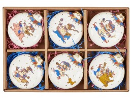 Разное Набор новогодних игрушек, 6 шт