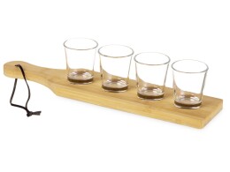 Разное Набор стопок на бамбуковой подставке "Shots"