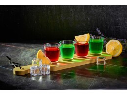 Разное Набор стопок на бамбуковой подставке "Shots"