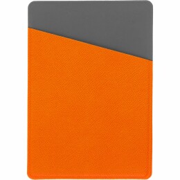 сделано в России Картхолдер Dual, серо-оранжевый