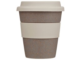 Разное Стакан с силиконовой крышкой "Cafe", beige