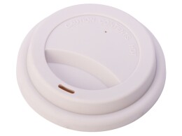 Разное Стакан с силиконовой крышкой "Cafe", beige