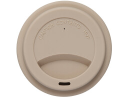 Разное Стакан с силиконовой крышкой "Cafe", beige