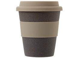 Разное Стакан с силиконовой крышкой "Cafe", beige