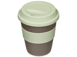 Разное Стакан с силиконовой крышкой "Cafe", olive