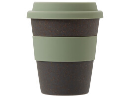 Разное Стакан с силиконовой крышкой "Cafe", olive