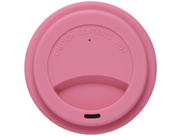 Разное Стакан с силиконовой крышкой "Cafe", dust pink