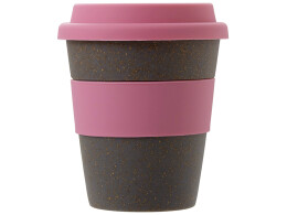 Разное Стакан с силиконовой крышкой "Cafe", dust pink