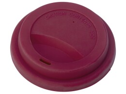 Разное Стакан с силиконовой крышкой "Cafe", burgundy