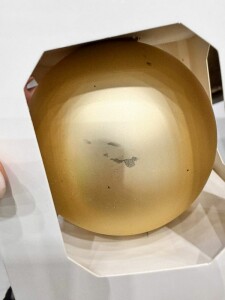 Разное Оформительский шар Finery, 8 см, матовый золотистый