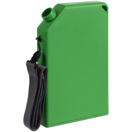 Разное Плоская бутылка для воды Flacon, зеленая