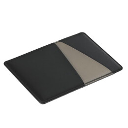 Happy gifts Чехол для карт Simply с тремя косыми карманами, черный/серый, PU