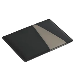 Happy gifts Чехол для карт Simply с тремя косыми карманами, черный/серый, PU