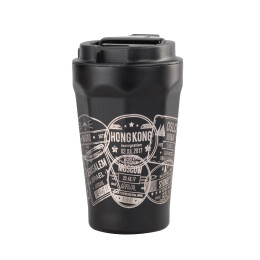 mid-oceangift Термостакан "Legend_Вояж" 390 мл с индикацией температуры, покрытие пудра