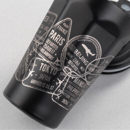 mid-oceangift Термостакан "Legend_Вояж" 390 мл с индикацией температуры, покрытие пудра