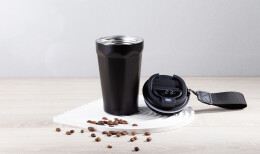 mid-oceangift Термостакан "Legend_Вояж" 390 мл с индикацией температуры, покрытие пудра