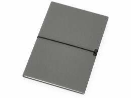 Lettertone Блокнот "Horizon" с горизонтальной резинкой, гибкая обложка, 80 листов, серый