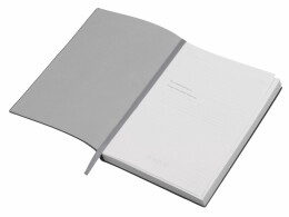 Разное Бизнес-блокнот C1 софт-тач, гибкая обложка, 128 листов, серый