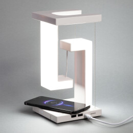 mid-oceangift Левитирующая настольная лампа "Twin" с функцией беспроводной зарядки