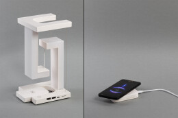 mid-oceangift Левитирующая настольная лампа "Twin" с функцией беспроводной зарядки