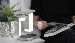 mid-oceangift Левитирующая настольная лампа "Twin" с функцией беспроводной зарядки