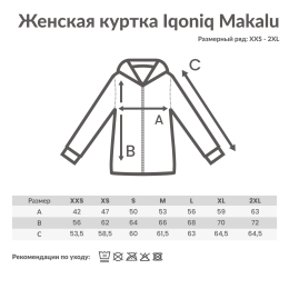 Разное Женская куртка Iqoniq Makalu из переработанного полиэстера AWARE™, 300 г/м²