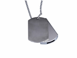 Разное Флешка Армейский жетон (Armi.512.S, I= 512 Мбайт, Металлический корпус, металлические вставки. Без перс.)