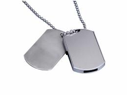 Разное Флешка Армейский жетон (Armi.512.S, I= 512 Мбайт, Металлический корпус, металлические вставки. Без перс.)