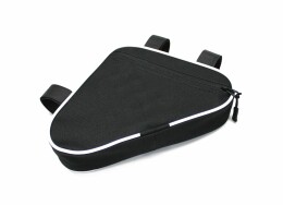 сделано в России Велосумка на раму BikeLine Mini, черная с белым