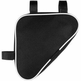 сделано в России Велосумка на раму BikeLine Mini, черная с белым