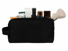 Savio Косметичка из переработанной ткани "Lia", черный