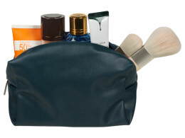 Разное Косметичка из эко-кожи "Enio", темно-синий