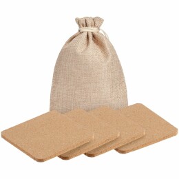 Разное Набор из 4 костеров Suberic, квадрат