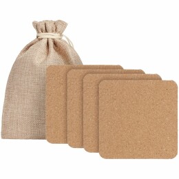 Разное Набор из 4 костеров Suberic, квадрат