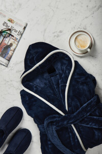 Разное Банный халат VINGA Louis из rPET GRS, L-XL, унисекс, 350 г/м²