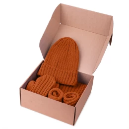 НАСВЯЗИ© Шапка бини вязаная НАСВЯЗИ© шерсть/ акрил