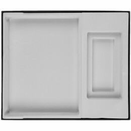 сделано в России Коробка Overlap с ложементом под ежедневник и аккумулятор, ver.2, черная