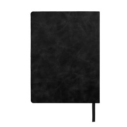 Enote Ежедневник недатированный Solas, формат А5, с магнитом черный, кремовый блок в линейку