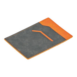 Happy gifts Чехол для автодокументов Luma, темно-серый/оранжевый