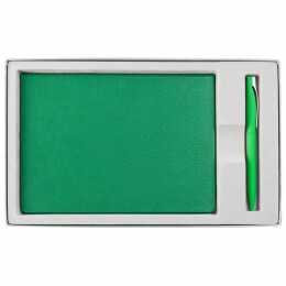 сделано в России Коробка Horizon с ложементом под ежедневник и ручку, серая