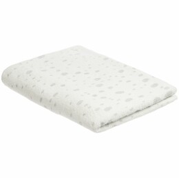 teplo Плед Snowspot Fluffy, белый с люрексом