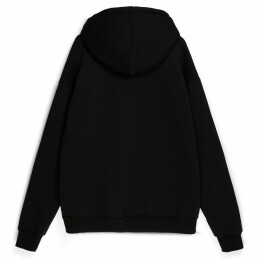 Molti Толстовка унисекс оверсайз Zippy, черная