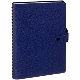Контекст Ежедневник Strep Front на заказ, недатированный, синий